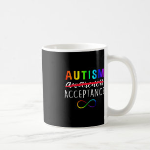 Autism - Red Instead - Acceptance Not Awareness Coffee Mug