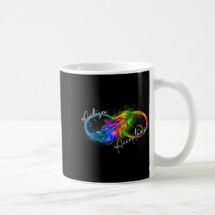 Autism Red Instead Infinity Symbol Autistic Accept Coffee Mug