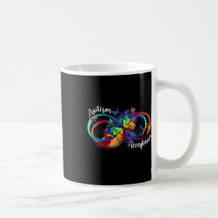 Autism Red Instead Infinity Symbol Autistic Accept Coffee Mug