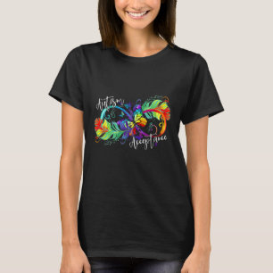 Autism Red Instead Infinity Symbol Autistic Accept T-Shirt