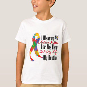 Autism Ribbon Hero in My Life My Brother T-Shirt
