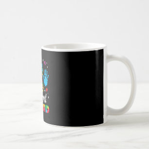 Autism Ribbon Support Squad ASD Awareness Men Coffee Mug