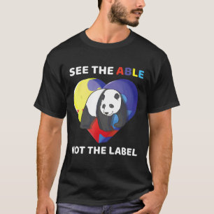 Autism-See The Able Not The Label Autism Awareness T-Shirt