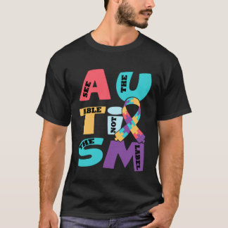 Autism See The Able Not The Label Mother s Day T-Shirt