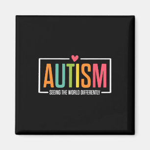 Autism Seeing The World Differently Autism Awarene Magnet