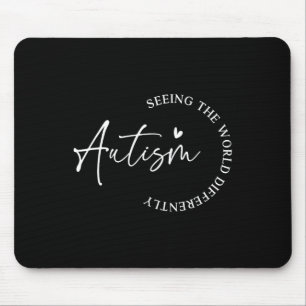 Autism Seeing The World Differently Autism Awarene Mouse Pad