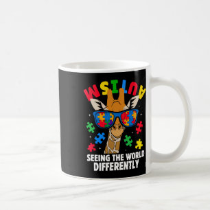 Autism Seeing The World Differently Awareness Gira Coffee Mug