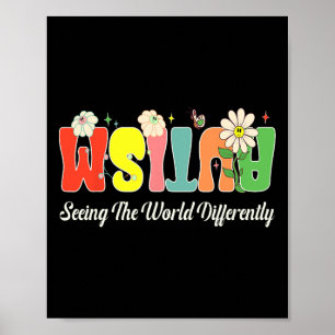 Autism Seeing The World Differently World Autism A Poster