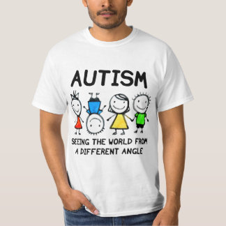 Autism Seeing The World From A Different Angle Aut T-Shirt