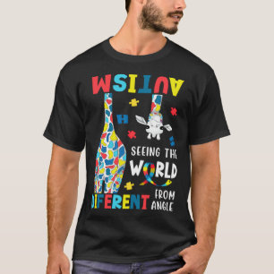 Autism Seeing The World From A Different Angle Aut T-Shirt