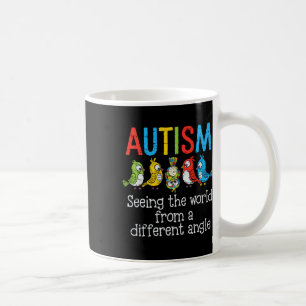 Autism Seeing The World From A Different Angle Cut Coffee Mug
