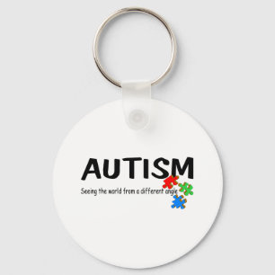 Autism Seeing The World From A Different Angle (Pi Key Ring