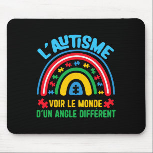 Autism Seeing The World From An Angle Autism Aware Mouse Pad