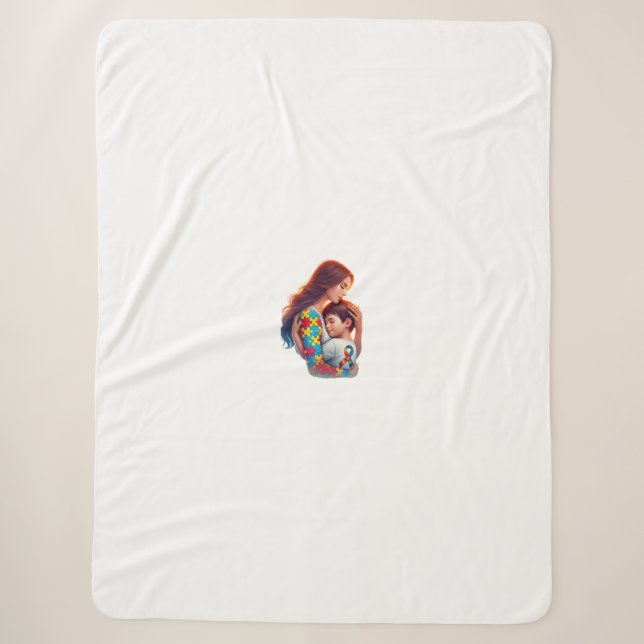 Autism Sherpa Blanket (Front)