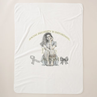 Autism Sherpa Blanket