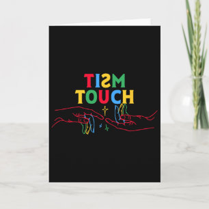Autism Shirt Funny Tism Touch Autistic Meme Autism Card