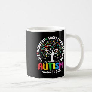Autism Shirt Love Accept Support Autistic Autism A Coffee Mug
