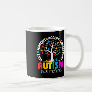 Autism Shirt Love Accept Support Autistic Autism A Coffee Mug