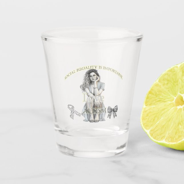 Autism Shot Glass (Front)