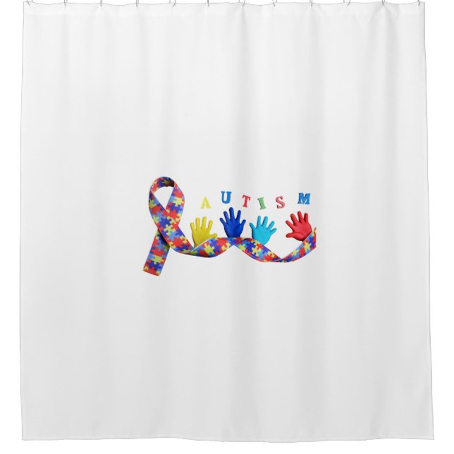 Autism Shower Curtain (Front)