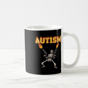 Autism Skeleton Funny Oddly Specific Dank Meme Coffee Mug
