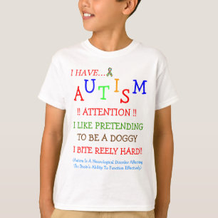 Autism Sometimes Bites! ~ Kidz T-Shirt