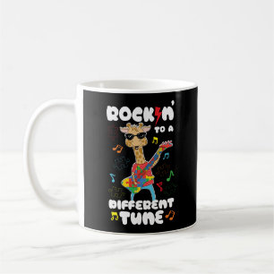 Autism Son Child Daughter Rockin' To Different Coffee Mug