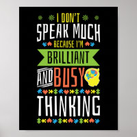 Autism Son Child Daughter Speak Much Because I'm