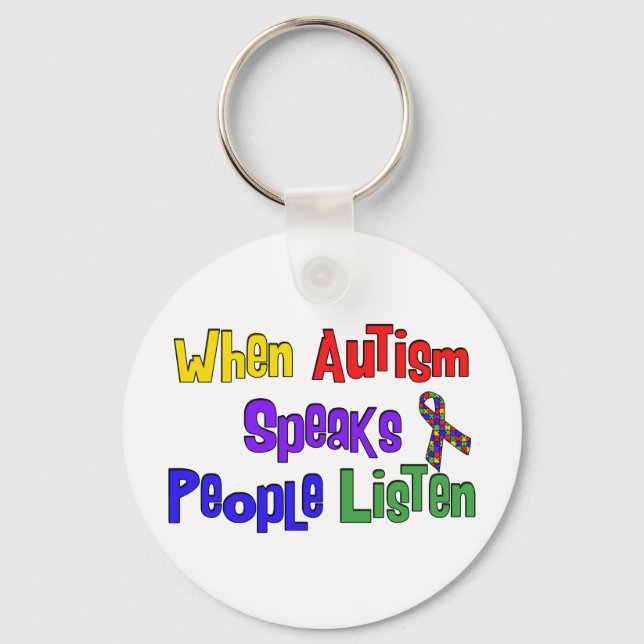 Autism Speaks Key Ring (Front)