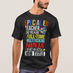 Autism-Special Education Teacher Puzzle Autism T-Shirt