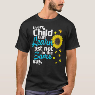 Autism Special Education Teacher  Sunflower Tee Wo