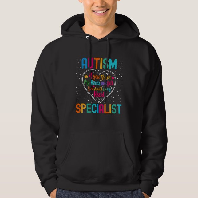 Autism Specialist Appreciation Week Back to School Hoodie (Front)