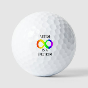 Autism Spectrum Awareness Golfball Golf Balls