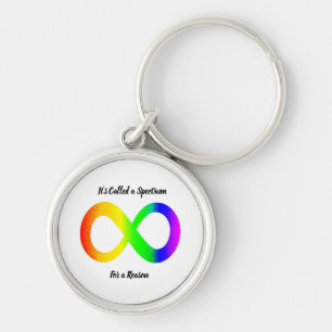 Autism Spectrum Awareness Metal Keychain