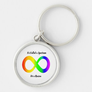 Autism Spectrum Awareness Metal Keychain
