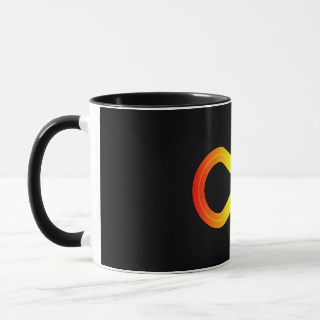 Autism Spectrum Infinity Symbol  Mug (Left)