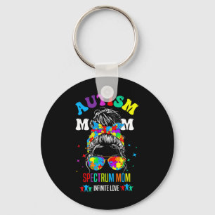 Autism Spectrum Mum Infinite Love Autism Awareness Key Ring