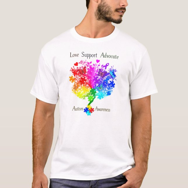 Autism Spectrum Tree T-Shirt (Front)