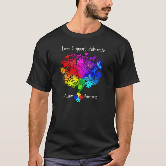 Autism Spectrum Tree T-Shirt (Front)