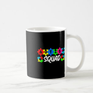 Autism Squad Support Inclusion Advocacy Awareness Coffee Mug