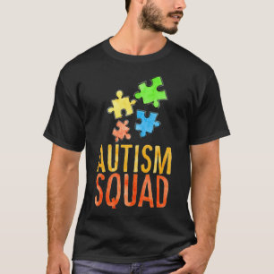 Autism Squad Support Team Autism animal protection T-Shirt