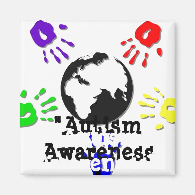 Autism Square Magnet (Front)