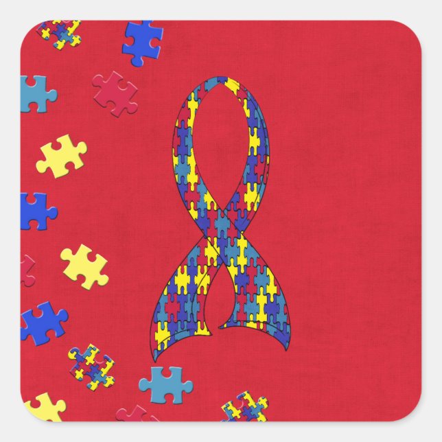 Autism Square Sticker (Front)