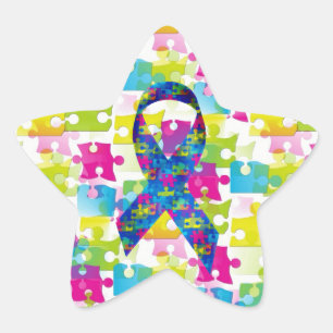 Autism Star Sticker