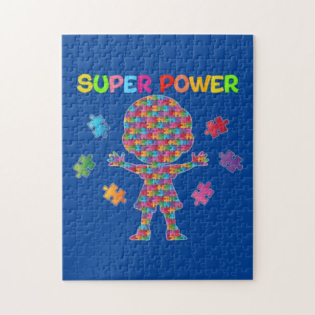 Autism, Super Power Jigsaw Puzzle (Vertical)