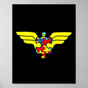 Autism Superhero Autism Gifts For Kids  Poster
