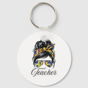 Autism Teacher Advocate Support Inclusion Special Key Ring