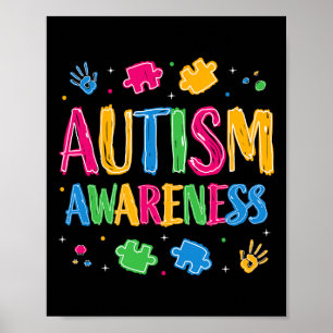 Autism Teacher Kids Colour Outside The Line Autism Poster