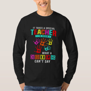 Autism Teacher Puzzle Piece Special Child Womens A T-Shirt
