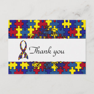 Autism Thank you Card